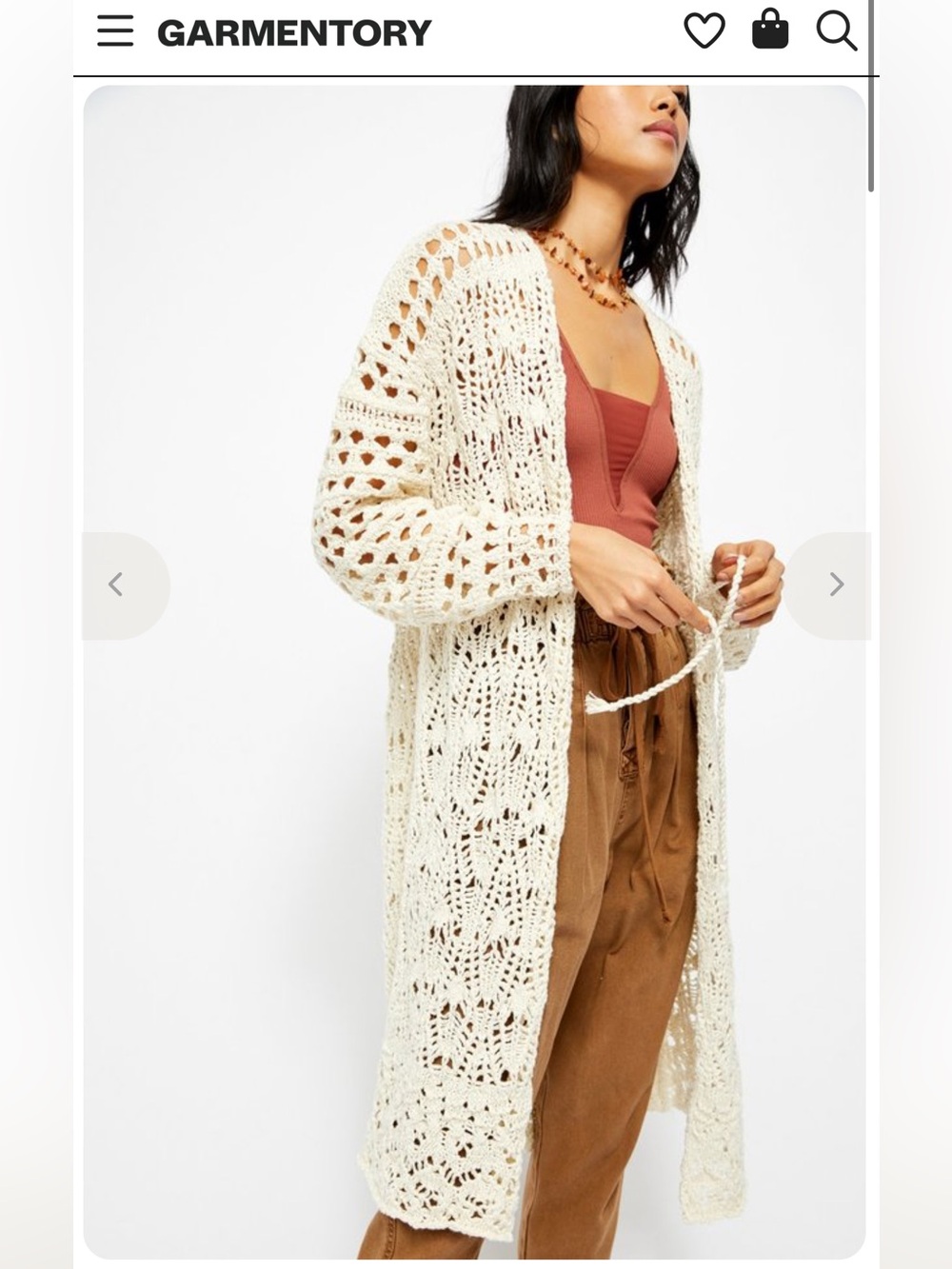 Free People sweet talker cardi